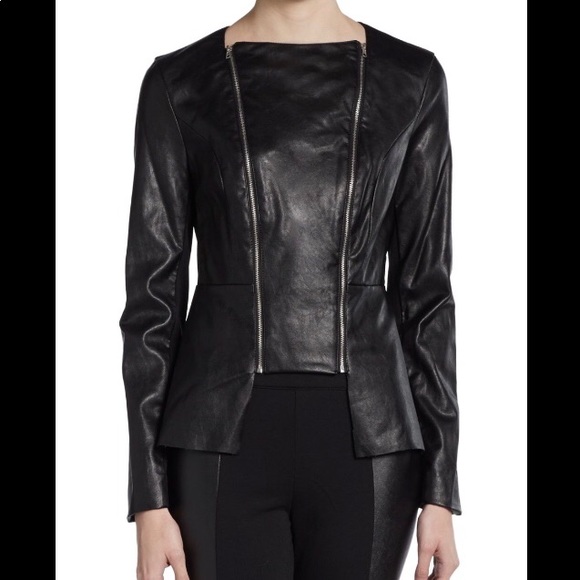 WHITE W118 vegan leather “Lewis” jacket w tails. - Picture 4 of 8